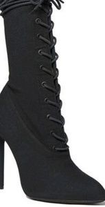 Yeezy (Season 5) lace-up ankle booties